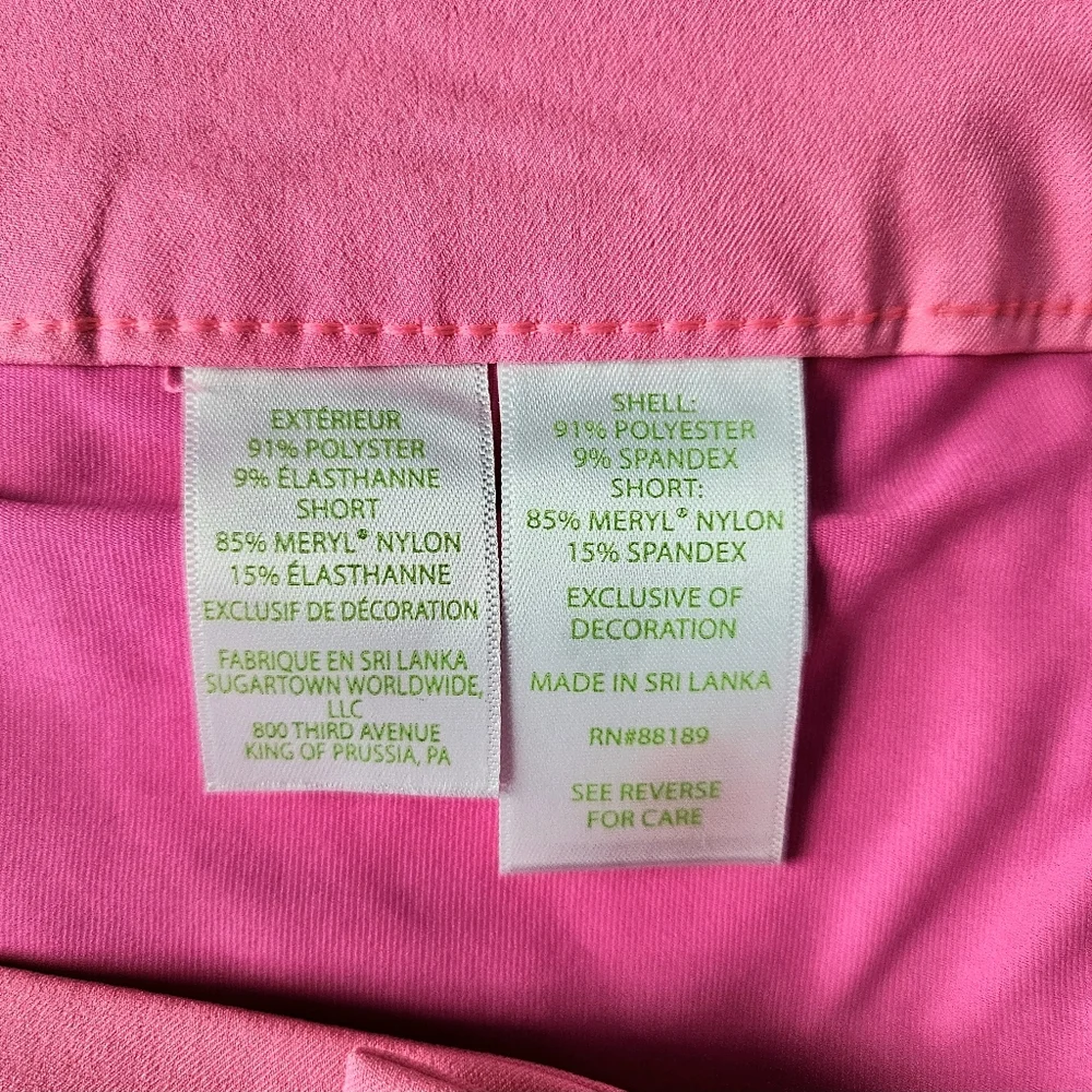 ❤️SPECIAL❤️LILLY PULITZER Sybil Luxletic Skort In Cockatoo Pink - Picture 12 of 12
